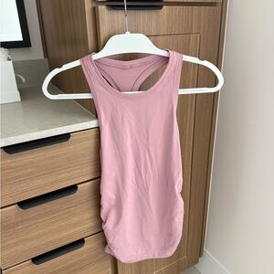 Lululemon Ruched Women's Pink Racerback Tank Top